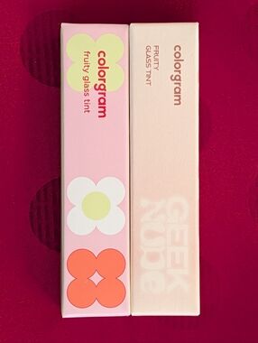 2 Fruity Glass Tints Bundle 1 Dewy Grapefruit 1 Sulky Lychee Colorgram 🆕